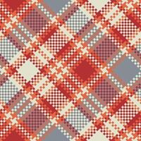 Tartan Pattern Seamless. Pastel Scottish Tartan Pattern Template for Design Ornament. Seamless Fabric Texture. vector