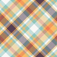 Scottish Tartan Pattern. Gingham Patterns Template for Design Ornament. Seamless Fabric Texture. vector