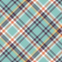 Scottish Tartan Pattern. Gingham Patterns Seamless Tartan Illustration Set for Scarf, Blanket, Other Modern Spring Summer Autumn Winter Holiday Fabric Print. vector