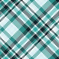 Tartan Pattern Seamless. Pastel Classic Plaid Tartan Traditional Pastel Scottish Woven Fabric. Lumberjack Shirt Flannel Textile. Pattern Tile Swatch Included. vector