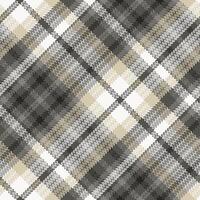 Scottish Tartan Seamless Pattern. Classic Plaid Tartan Traditional Scottish Woven Fabric. Lumberjack Shirt Flannel Textile. Pattern Tile Swatch Included. vector