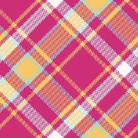 Scottish Tartan Seamless Pattern. Traditional Scottish Checkered Background. Traditional Scottish Woven Fabric. Lumberjack Shirt Flannel Textile. Pattern Tile Swatch Included. vector