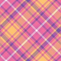 Tartan Plaid Seamless Pattern. Checker Pattern. Template for Design Ornament. Seamless Fabric Texture. vector