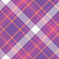 Tartan Plaid Seamless Pattern. Classic Scottish Tartan Design. Traditional Scottish Woven Fabric. Lumberjack Shirt Flannel Textile. Pattern Tile Swatch Included. vector