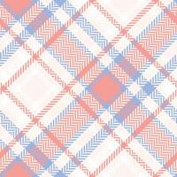 Tartan Plaid Seamless Pattern. Checker Pattern. Template for Design Ornament. Seamless Fabric Texture. Illustration vector