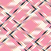 Tartan Plaid Seamless Pattern. Traditional Scottish Checkered Background. Template for Design Ornament. Seamless Fabric Texture. Illustration vector