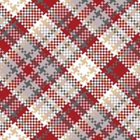 Tartan Pattern Seamless. Abstract Check Plaid Pattern Seamless Tartan Illustration Set for Scarf, Blanket, Other Modern Spring Summer Autumn Winter Holiday Fabric Print. vector