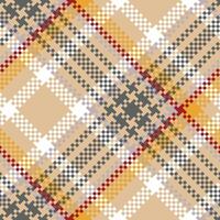 Tartan Pattern Seamless. Abstract Check Plaid Pattern Template for Design Ornament. Seamless Fabric Texture. vector