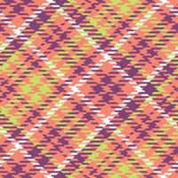 Tartan Plaid Pattern Seamless. Checker Pattern. Template for Design Ornament. Seamless Fabric Texture. Illustration vector