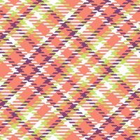 Tartan Plaid Pattern Seamless. Checker Pattern. Traditional Scottish Woven Fabric. Lumberjack Shirt Flannel Textile. Pattern Tile Swatch Included. vector