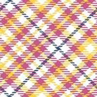 Tartan Plaid Pattern Seamless. Traditional Scottish Checkered Background. for Scarf, Dress, Skirt, Other Modern Spring Autumn Winter Fashion Textile Design. vector