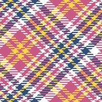 Tartan Plaid Pattern Seamless. Traditional Scottish Checkered Background. Seamless Tartan Illustration Set for Scarf, Blanket, Other Modern Spring Summer Autumn Winter Holiday Fabric Print. vector