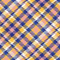 Scottish Tartan Plaid Seamless Pattern, Checkerboard Pattern. Traditional Scottish Woven Fabric. Lumberjack Shirt Flannel Textile. Pattern Tile Swatch Included. vector
