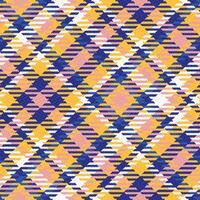 Scottish Tartan Plaid Seamless Pattern, Checkerboard Pattern. Traditional Scottish Woven Fabric. Lumberjack Shirt Flannel Textile. Pattern Tile Swatch Included. vector