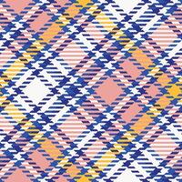 Scottish Tartan Plaid Seamless Pattern, Checker Pattern. Traditional Scottish Woven Fabric. Lumberjack Shirt Flannel Textile. Pattern Tile Swatch Included. vector