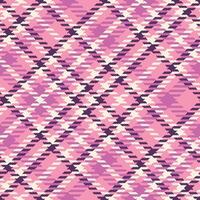 Scottish Tartan Plaid Seamless Pattern, Gingham Patterns. Traditional Scottish Woven Fabric. Lumberjack Shirt Flannel Textile. Pattern Tile Swatch Included. vector