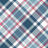 Tartan Plaid Pattern Seamless. Scottish Plaid, Seamless Tartan Illustration Set for Scarf, Blanket, Other Modern Spring Summer Autumn Winter Holiday Fabric Print. vector