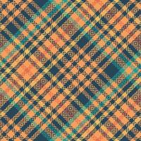 Scottish Tartan Plaid Seamless Pattern, Checkerboard Pattern. Seamless Tartan Illustration Set for Scarf, Blanket, Other Modern Spring Summer Autumn Winter Holiday Fabric Print. vector