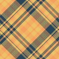 Scottish Tartan Plaid Seamless Pattern, Checkerboard Pattern. Template for Design Ornament. Seamless Fabric Texture. Illustration vector