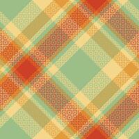 Scottish Tartan Plaid Seamless Pattern, Tartan Seamless Pattern. Seamless Tartan Illustration Set for Scarf, Blanket, Other Modern Spring Summer Autumn Winter Holiday Fabric Print. vector