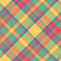 Scottish Tartan Plaid Seamless Pattern, Classic Plaid Tartan. Template for Design Ornament. Seamless Fabric Texture. Illustration vector