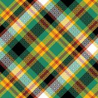 Scottish Tartan Plaid Seamless Pattern, Classic Scottish Tartan Design. Seamless Tartan Illustration Set for Scarf, Blanket, Other Modern Spring Summer Autumn Winter Holiday Fabric Print. vector