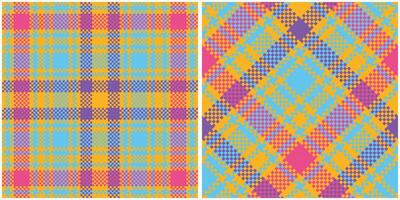 Tartan Seamless Pattern. Abstract Check Plaid Pattern Template for Design Ornament. Seamless Fabric Texture. vector