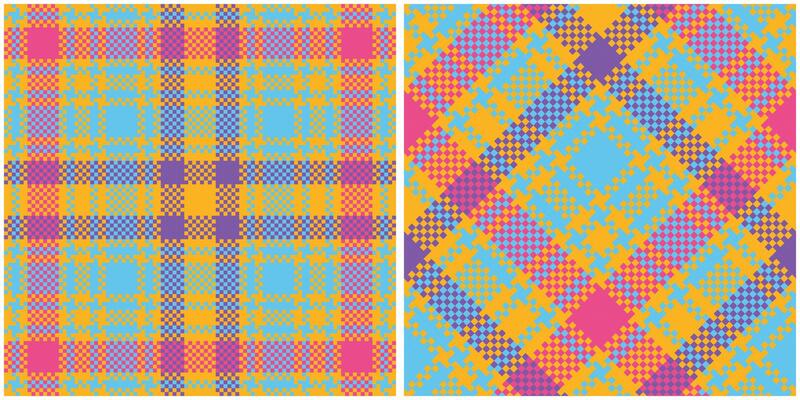 Tartan Seamless Pattern. Abstract Check Plaid Pattern Template for Design Ornament. Seamless Fabric Texture.