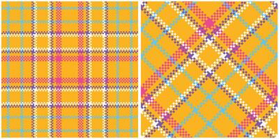 Tartan Seamless Pattern. Abstract Check Plaid Pattern Traditional Scottish Woven Fabric. Lumberjack Shirt Flannel Textile. Pattern Tile Swatch Included. vector