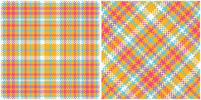 Tartan Seamless Pattern. Traditional Scottish Checkered Background. Template for Design Ornament. Seamless Fabric Texture. vector