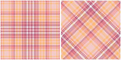 Plaids Pattern Seamless. Gingham Patterns Traditional Scottish Woven Fabric. Lumberjack Shirt Flannel Textile. Pattern Tile Swatch Included. vector