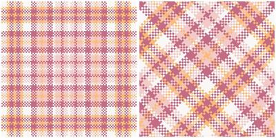 Plaids Pattern Seamless. Tartan Seamless Pattern Seamless Tartan Illustration Set for Scarf, Blanket, Other Modern Spring Summer Autumn Winter Holiday Fabric Print. vector
