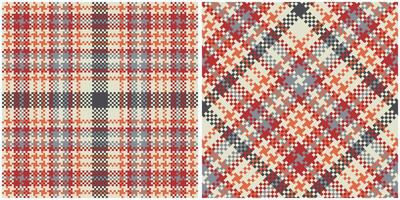 Tartan Pattern Seamless. Sweet Plaid Pattern Template for Design Ornament. Seamless Fabric Texture. vector