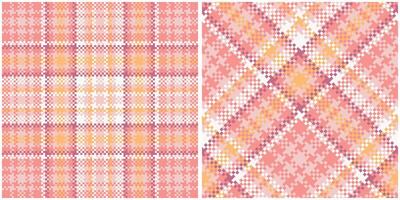 Plaids Pattern Seamless. Checkerboard Pattern Seamless Tartan Illustration Set for Scarf, Blanket, Other Modern Spring Summer Autumn Winter Holiday Fabric Print. vector