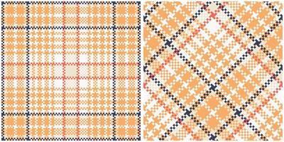 Plaid Pattern Seamless. Checkerboard Pattern Template for Design Ornament. Seamless Fabric Texture. vector