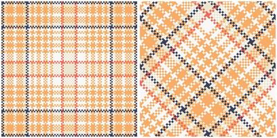 Plaid Pattern Seamless. Checkerboard Pattern Template for Design Ornament. Seamless Fabric Texture. vector