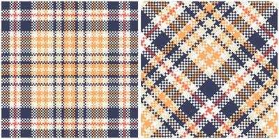 Plaid Pattern Seamless. Tartan Seamless Pattern Template for Design Ornament. Seamless Fabric Texture. vector
