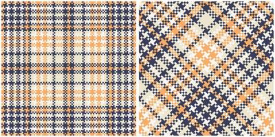 Plaid Pattern Seamless. Tartan Seamless Pattern Traditional Scottish Woven Fabric. Lumberjack Shirt Flannel Textile. Pattern Tile Swatch Included. vector