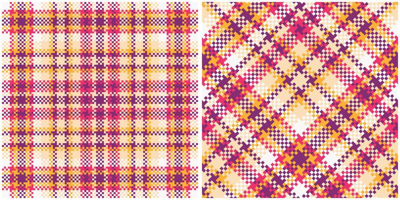 Plaid Patterns Seamless. Checker Pattern Traditional Scottish Woven Fabric. Lumberjack Shirt Flannel Textile. Pattern Tile Swatch Included.