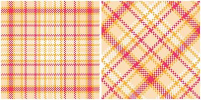 Plaid Pattern Seamless. Abstract Check Plaid Pattern Traditional Scottish Woven Fabric. Lumberjack Shirt Flannel Textile. Pattern Tile Swatch Included. vector