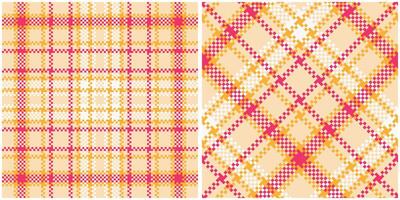 Plaid Pattern Seamless. Abstract Check Plaid Pattern Traditional Scottish Woven Fabric. Lumberjack Shirt Flannel Textile. Pattern Tile Swatch Included. vector