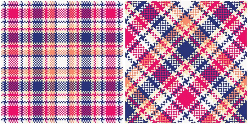 Plaid Pattern Seamless. Classic Scottish Tartan Design. Traditional Scottish Woven Fabric. Lumberjack Shirt Flannel Textile. Pattern Tile Swatch Included.
