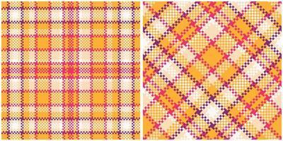 Plaid Pattern Seamless. Traditional Scottish Checkered Background. Flannel Shirt Tartan Patterns. Trendy Tiles for Wallpapers. vector
