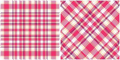 Plaid Pattern Seamless. Abstract Check Plaid Pattern Template for Design Ornament. Seamless Fabric Texture. vector