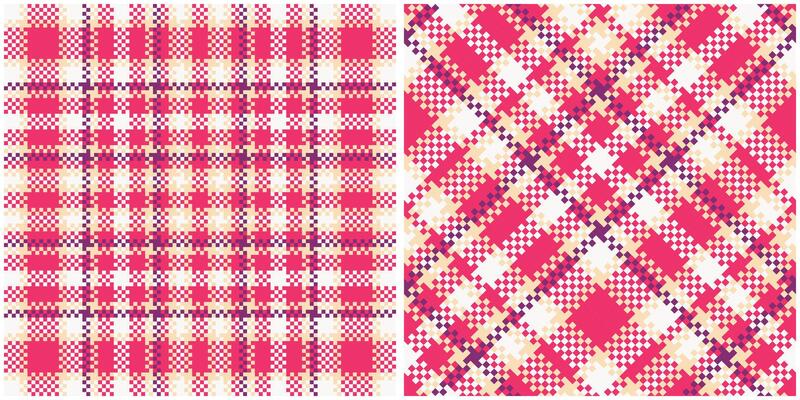 Plaid Pattern Seamless. Abstract Check Plaid Pattern Template for Design Ornament. Seamless Fabric Texture.