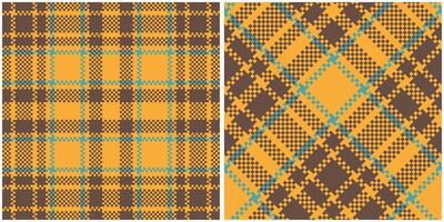 Tartan Pattern Seamless. Sweet Checker Pattern Template for Design Ornament. Seamless Fabric Texture. vector