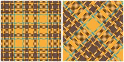 Tartan Pattern Seamless. Sweet Checker Pattern Template for Design Ornament. Seamless Fabric Texture. vector