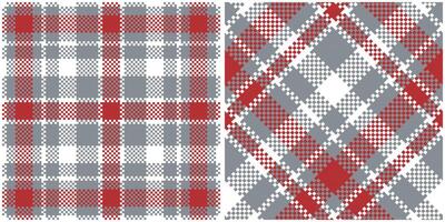 Tartan Pattern Seamless. Pastel Scottish Tartan Pattern Traditional Pastel Scottish Woven Fabric. Lumberjack Shirt Flannel Textile. Pattern Tile Swatch Included. vector