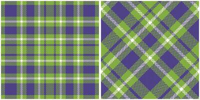 Scottish Tartan Pattern. Plaid Pattern Seamless Traditional Scottish Woven Fabric. Lumberjack Shirt Flannel Textile. Pattern Tile Swatch Included. vector