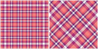 Plaid Patterns Seamless. Traditional Scottish Checkered Background. Seamless Tartan Illustration Set for Scarf, Blanket, Other Modern Spring Summer Autumn Winter Holiday Fabric Print. vector